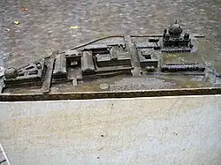 Tactile scale model of Museum Island