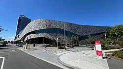 Te Pae photographed from Armagh Street