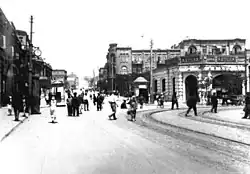 Telefonnaya Street with pharmacy on the right, early 20th century