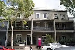 Many of Sydney's terraces have been subjected to gentrification, such as these in Kirribilli.