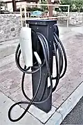 A public NACS-compatible AC charging station