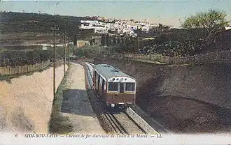 TGM at Sidi Bou Said in 1937
