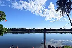 The tank covering an area of 200 acres.