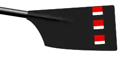 Image showing the rowing club's blade colours