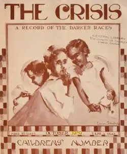 A painting by Vivian Schuyler Key on the October 1929 cover of The Crisis