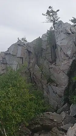 The Crack Trail is named after this interesting formation and the surrounding rocks.