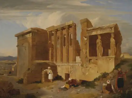 The Erechtheum, Athens, 1821