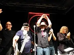 The Magic Band at a reunion show in Manchester, England in 2014
