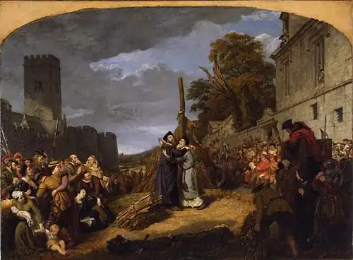 The Martydom of Ridley and Latimer, 1855