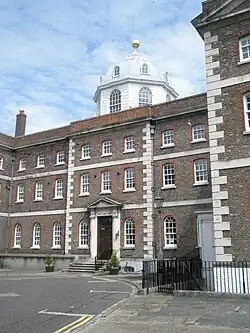 Royal Naval Academy building (1732); it later accommodated the RN Navigation School (HMS Dryad) until 1941.