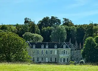 The North Front of Firle Place, Firle, East Sussex, England. September 2024.