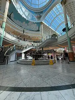 The Peel Avenue Dome and Dolphin Fountain