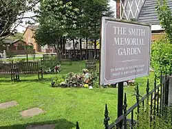 Green space with benches