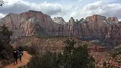 The West Temple (left), Altar of Sacrifice (right)