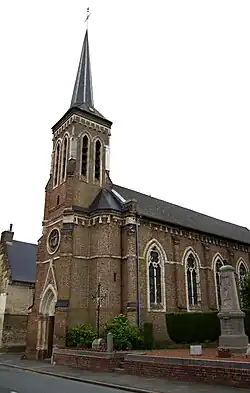 The church of Thièvres