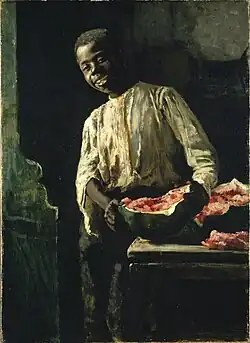 I Know'd It Was Ripe, c. 1888 by Thomas Hovenden Brooklyn Museum