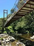 Bridge over Thredbo River for Thredbo Valley Track