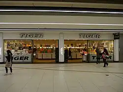 Tiger in Kings Mall shopping arcade