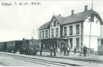 Toftlund Train Station 1908