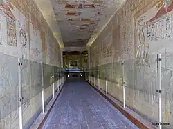 The Tomb Corridor of Ramesses VII's KV1 tomb