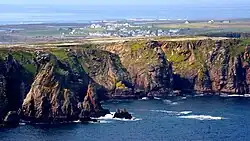 Aerial view of Tory Island
