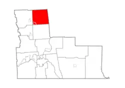 Location in Broome County