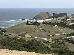 Modern usage of the Rondavel, residency near the coastline of Eastern Cape, South Africa.