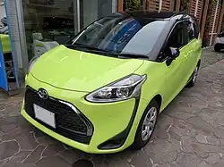 Sienta Funbase X (NSP170G; facelift, Japan)