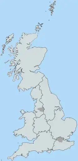 eight areas of Great Britain, with Greater Manchester and Greater London highlighted as areas with some commercial regulation of bus services