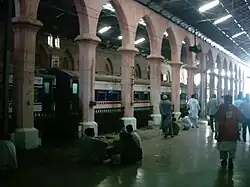 Train platform at Lahore Railway Station