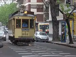 Tram in Caballito, Buenos Aires