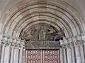 Details of the Romanesque portal
