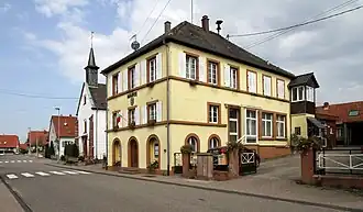 Protestant church and town hall