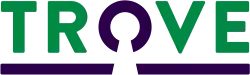 The word TROVE, with a stylised "O"