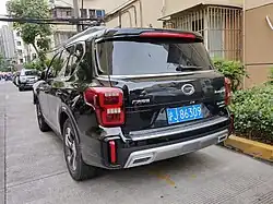 Trumpchi GS8S rear.