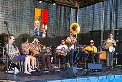 Tuba Skinny performing in 2022