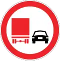 No overtaking for heavy vehicles