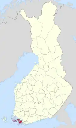 Location of Åboland