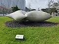 Twins (2003), sculpture at the Grafton Campus of the University of Auckland