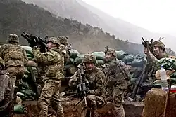 U.S. Army soldiers from the 101st Airborne Division in Kunar Province, Afghanistan, March 2011