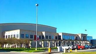 The Athletics/Alumni Center on Cullen Boulevard