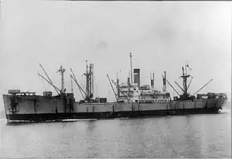 USAT Sgt. Sylvester Antolak underway, 1947