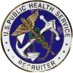 U.S. Public Health Service Commissioned Corps Recruiter Badges