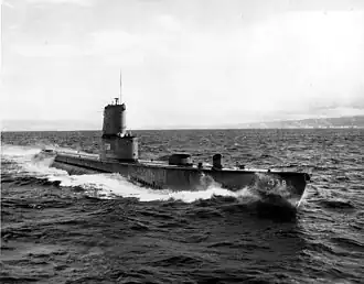 Carp underway, c. 1960s.
