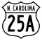 U.S. Highway 25A marker