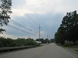 US 322 westbound in East Fairfield Township