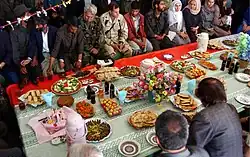 Image 11Typical Afghan food table (from Culture of Afghanistan)