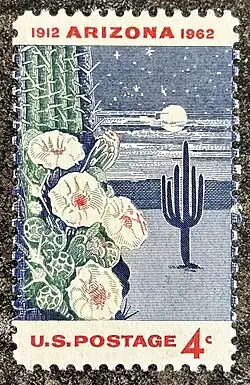 US Stamp Scott 1192 Arizona Statehood 1962