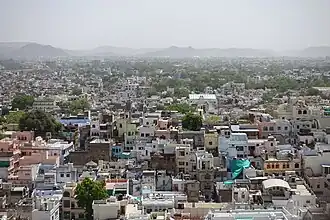 Udaipur from the City Palace