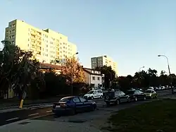 Houses at Drzeworytników Street in 2020.